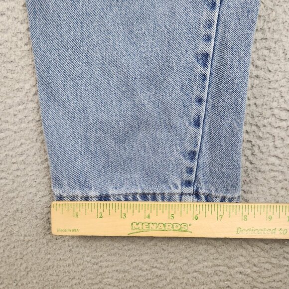 Wrangler Jeans Straight Leg Workwear Denim Pants Mens 34x30 Blue Relaxed Fit - Picture 5 of 9